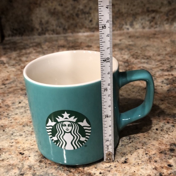 Starbucks 2021 Teal 11oz coffee mug - Picture 3 of 4